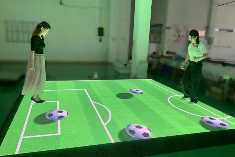 Interactive LED Floors with Gaming Apps